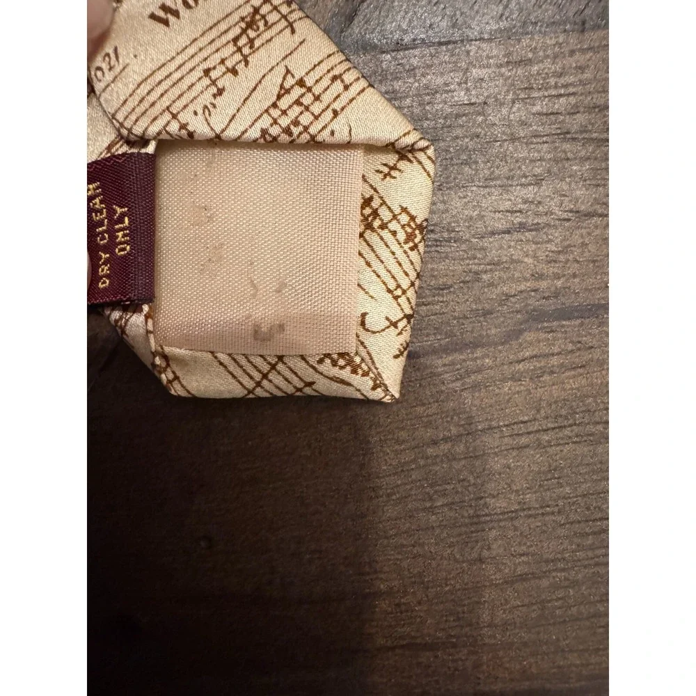 Wolfgang Amadeus Mozart Museum‎ Artifacts Silk Neck Tie Handmade Fantasia 58